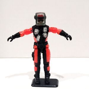 Vtg GI Joe Cobra Air Devil v1 3.75" Action Figure w Visor 1992 Air Commandos